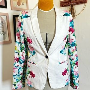 Floral blazer